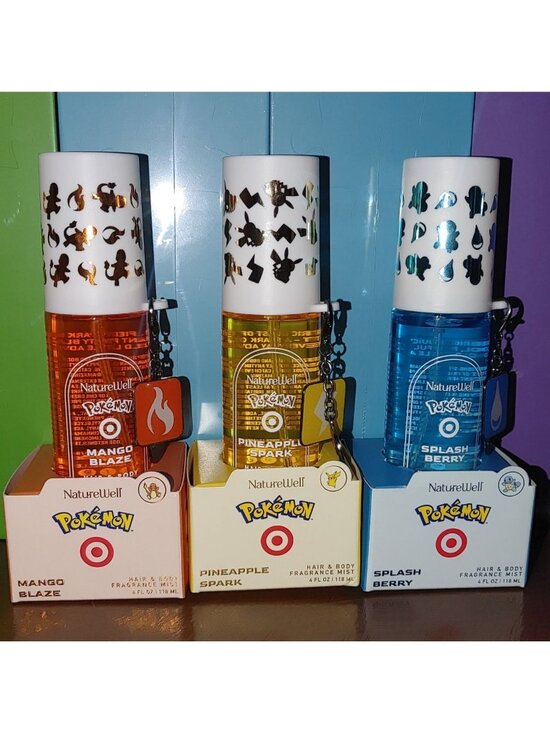 Pokémon X  Blaze Spark Splash Limited Edition Hair Body Fragrance Mist Set main image 6
